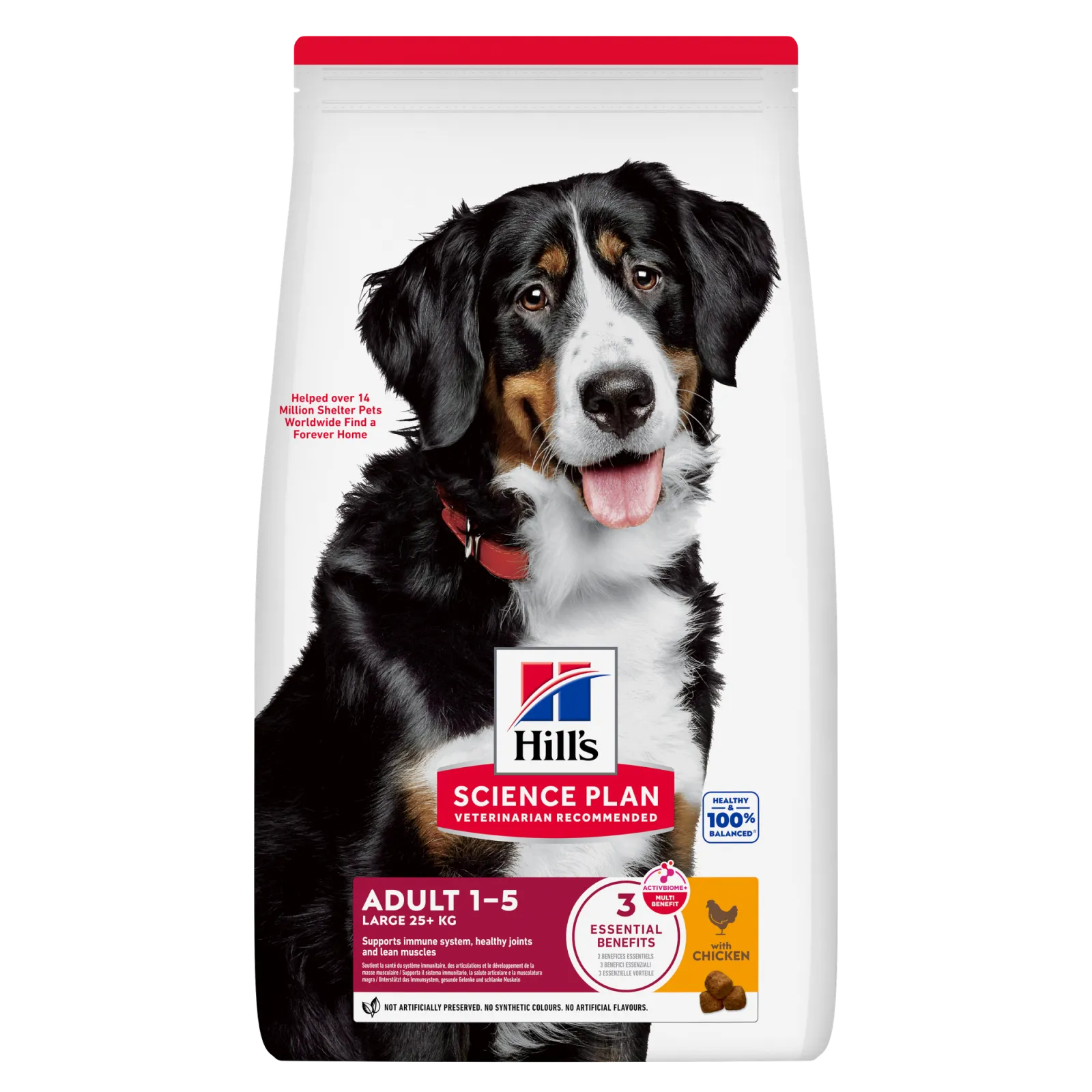 Hill’s Science Plan Large breed adult dog food with chicken -2.5KG