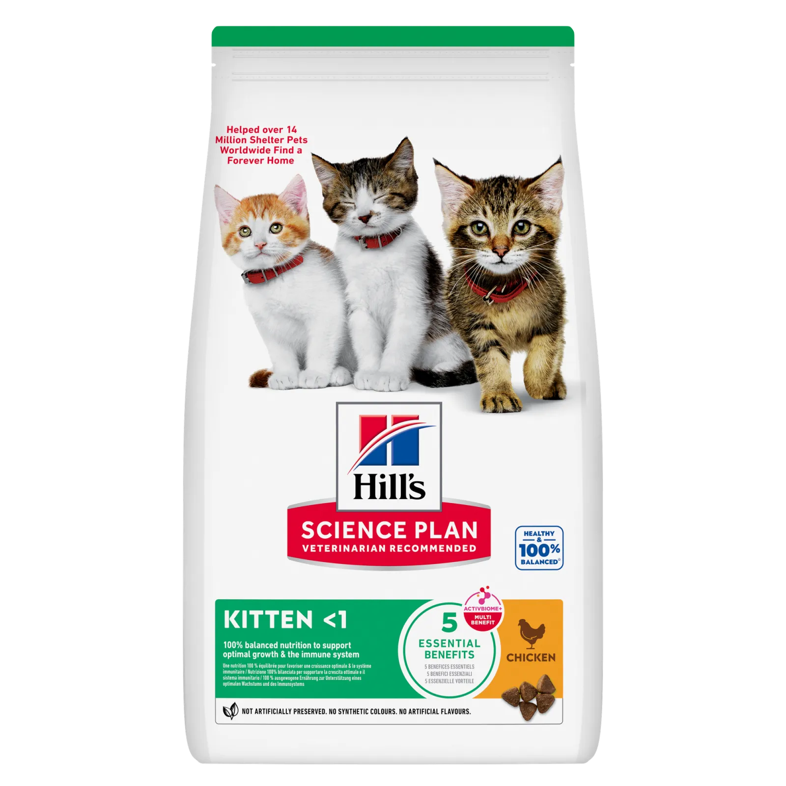 Hill’s Science Plan kitten food with chicken -3KG
