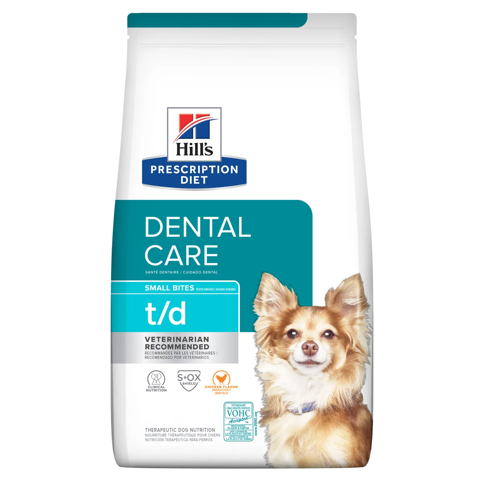 Hill’s Prescription Diet t/d Dental Care Mini dog food with chicken-3KG