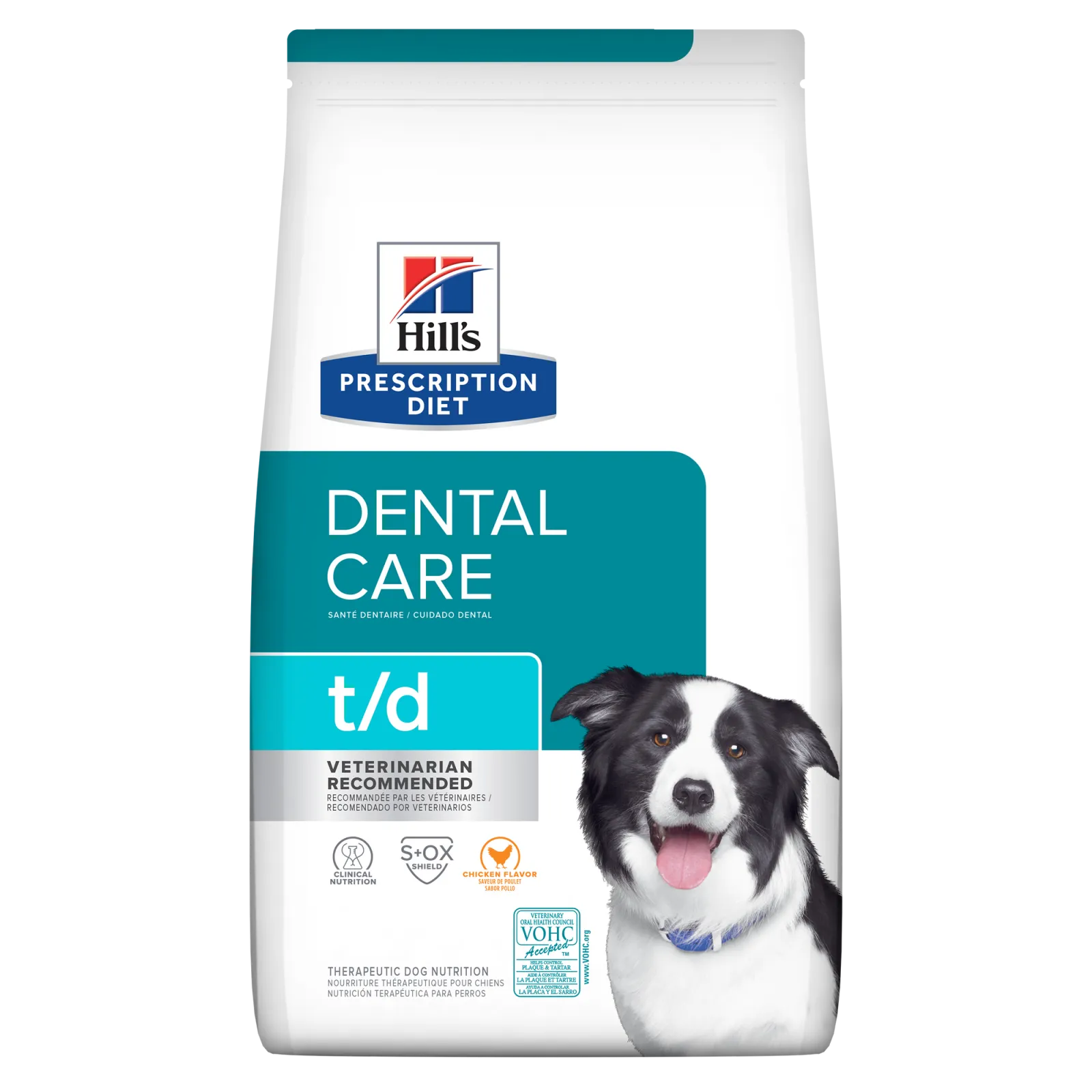 Hill’s Prescription Diet t/d Dental Care  dog food with chicken-4KG