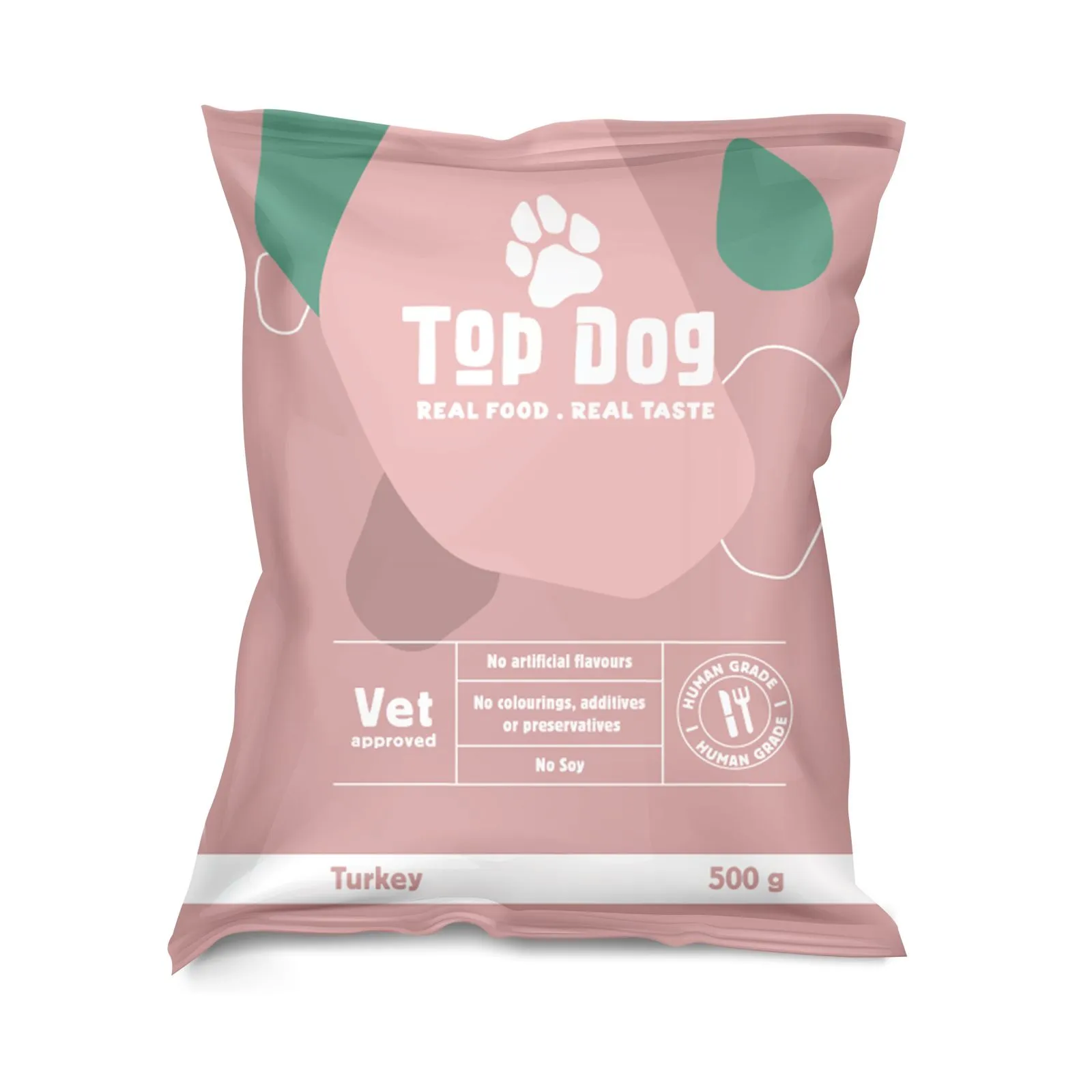 TOP Dog Fresh Food For Dogs - Turkey 500gm