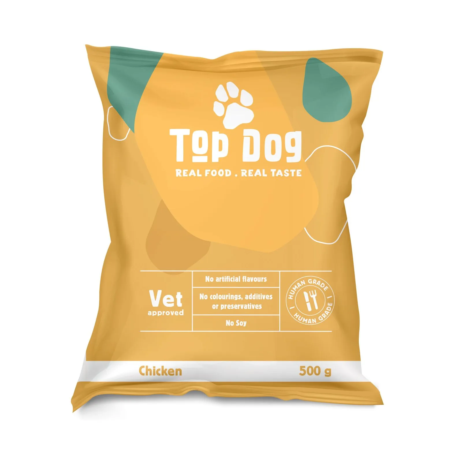 Fresh Food كلاب Woof&Fetch دجاج 500 جرام