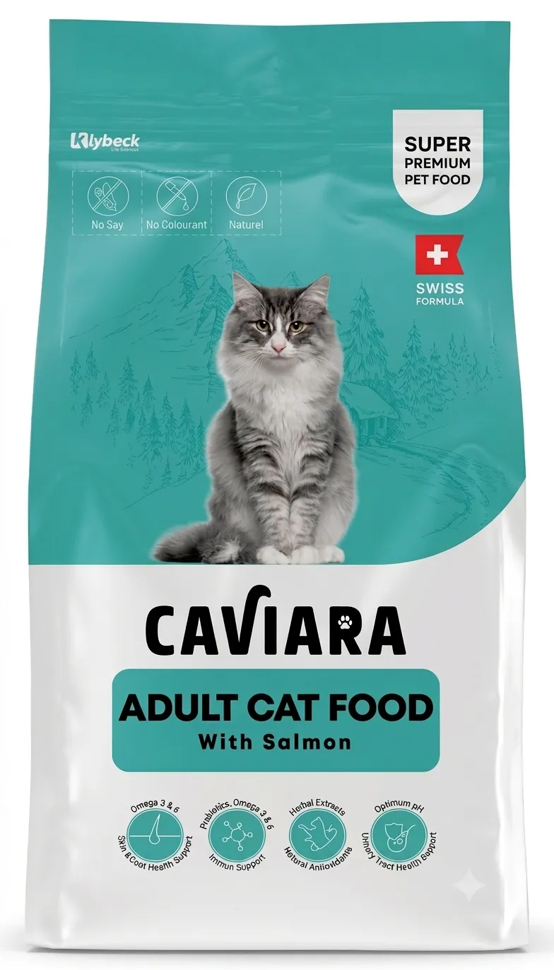 CAVIARA Adult Cat Food with Salmon 12KG