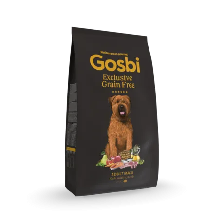 Gosbi Exclusive Grain Free Dog Adult Maxi Fish with Lamb 12KG