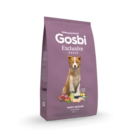 Gosbi Exclusive Dog Puppy Medium Chicken 12KG