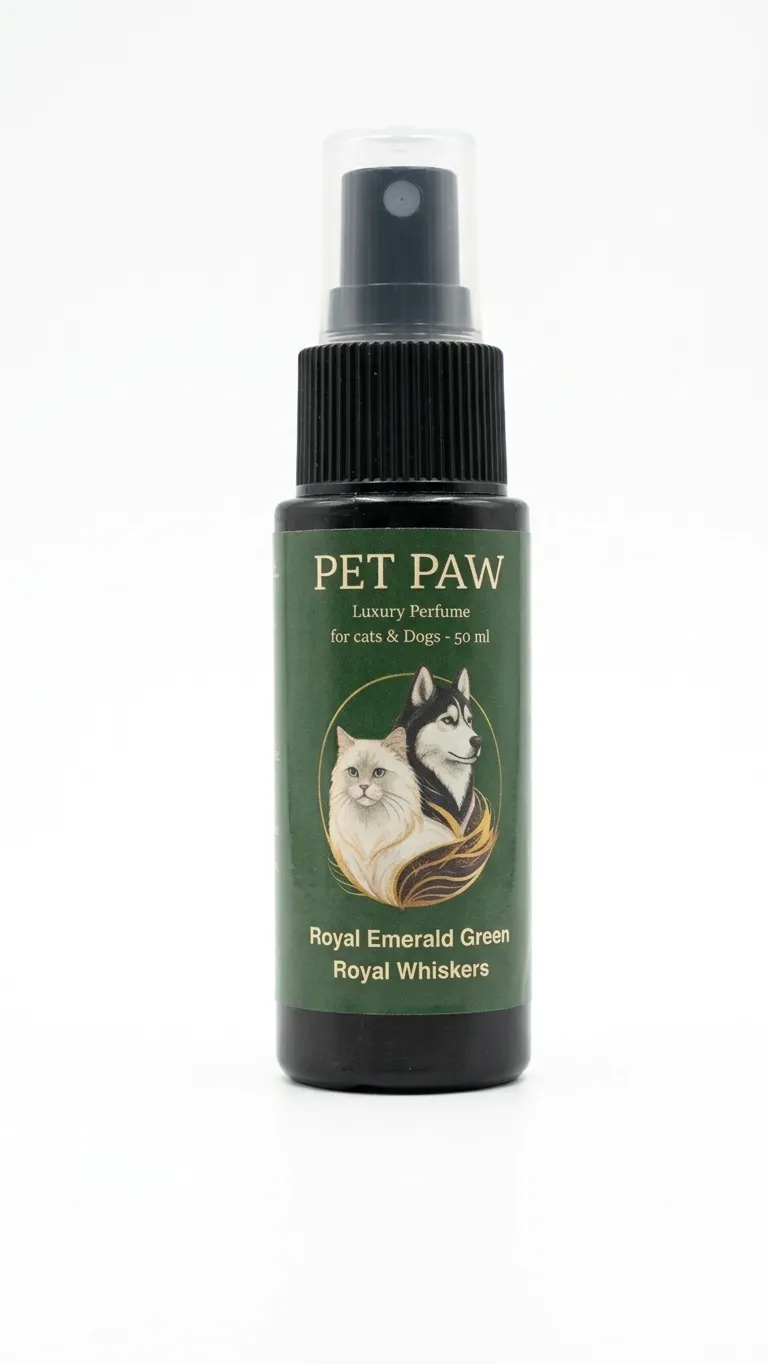 PET PAW Perfume Royal Emerald Green Royal Whiskers  For Cat &Dog 50ml