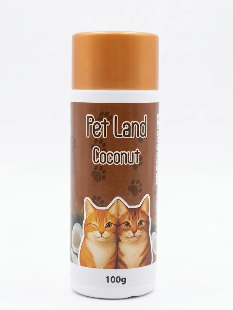 Pet Land Coconut Dry Shampoo for Cats & Dogs - 100gm