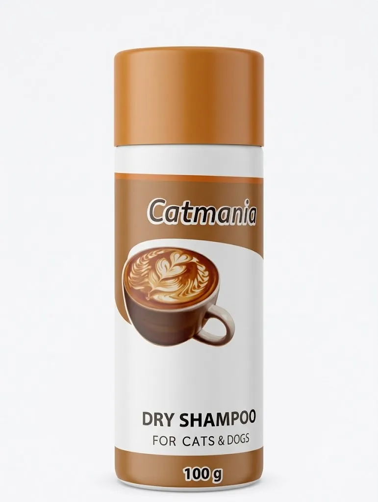 Catmania Coffee Dry Shampoo for Cats & Dogs - 100gm