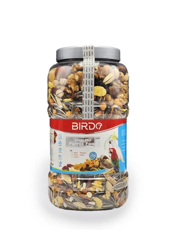 BIRDO Silver Mix Parrot Food 1KG