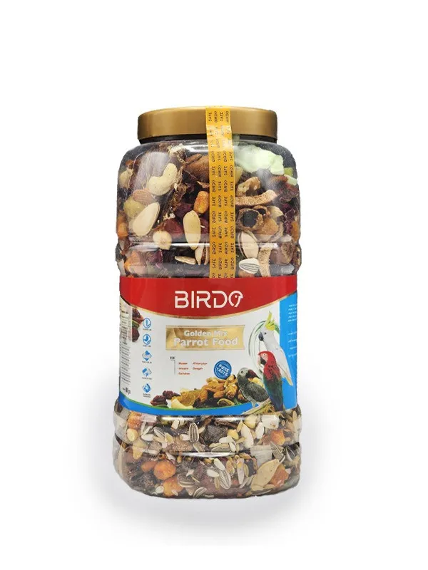 BIRDO Golden Mix Parrot Food 500gm