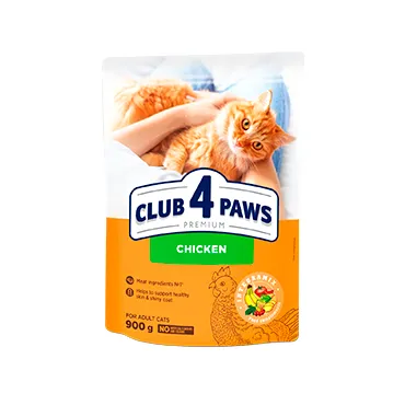 CLUB 4 PAWS for Adult Cats with CHICKEN - 300gm