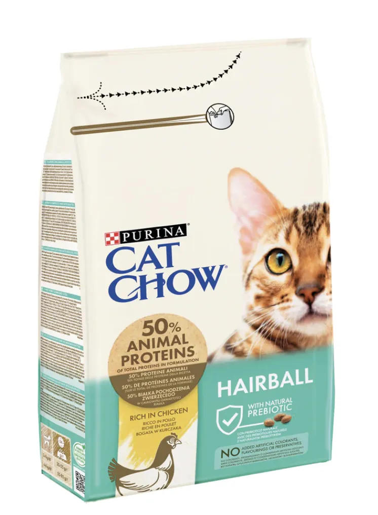 Cat Chow HairBall Control Rich in Chicken - 1.5KG