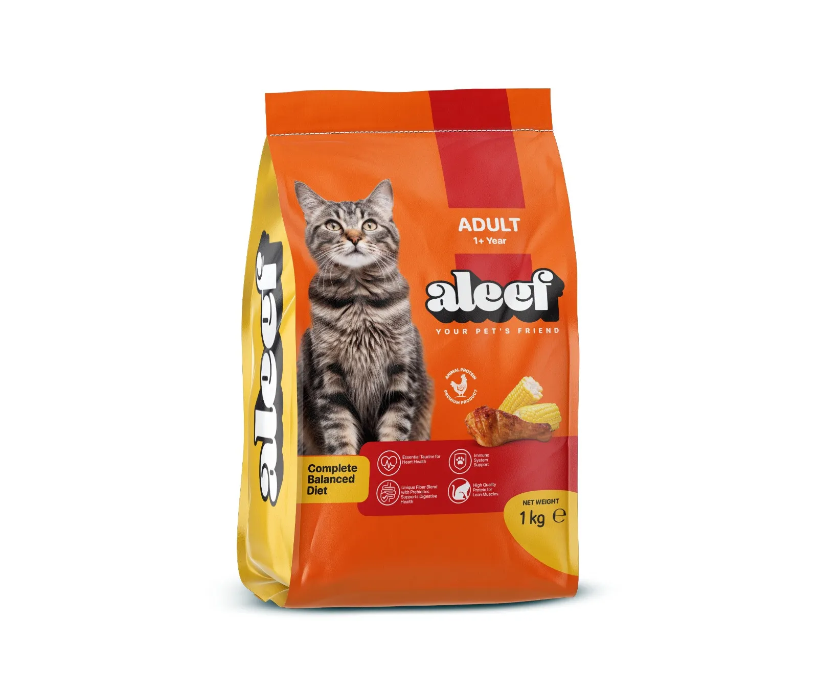 aleef CHICKEN Dry Food for Adult Cat  1kg
