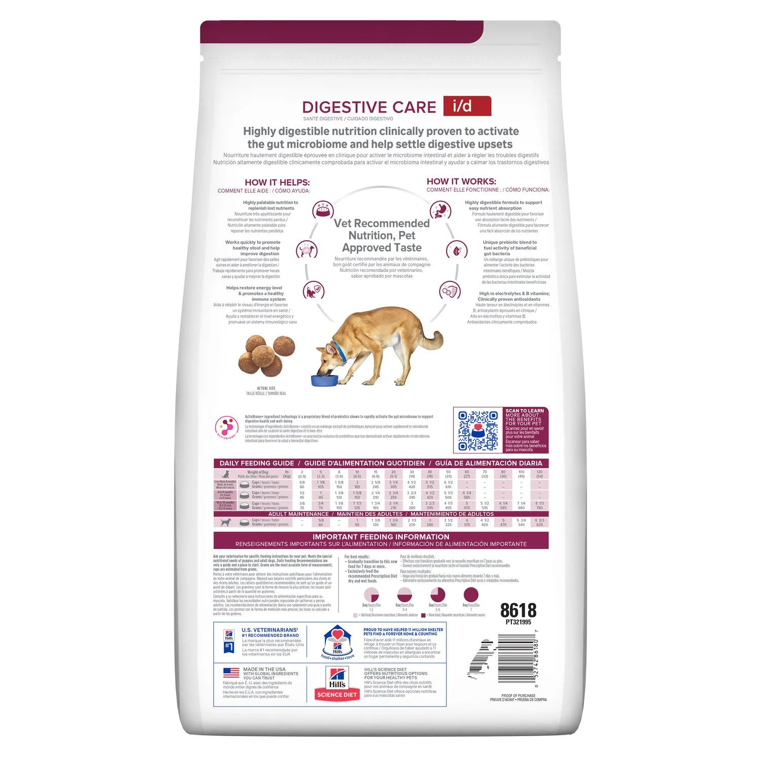 Hill's Prescription Diet Dog i/d Digestive Care with Chicken 4 KG