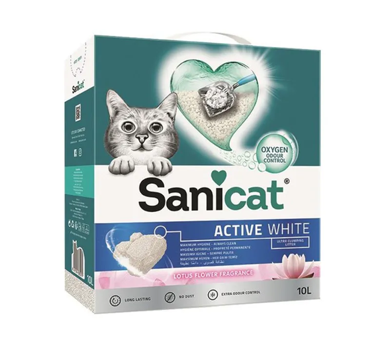 Sanicat Active White 10 L - Lotus Flower Fragrance