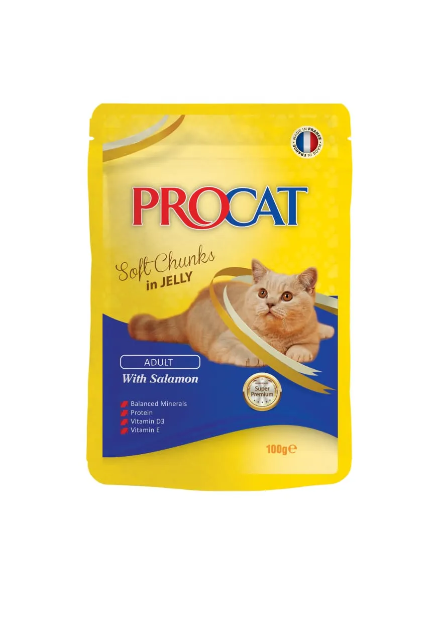 PRO CAT Pouch Salmon 100 gm
