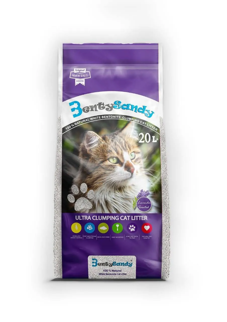 رمل قطط قطط BentySandy 20 لتر