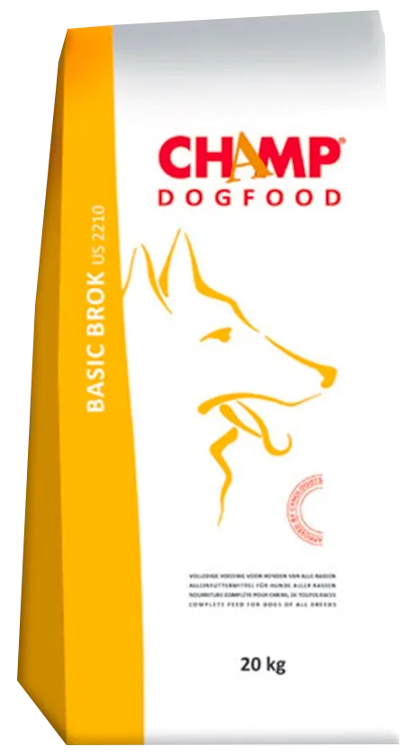 CHAMP Basic Brok Adult All Breed Dogs - 20kg