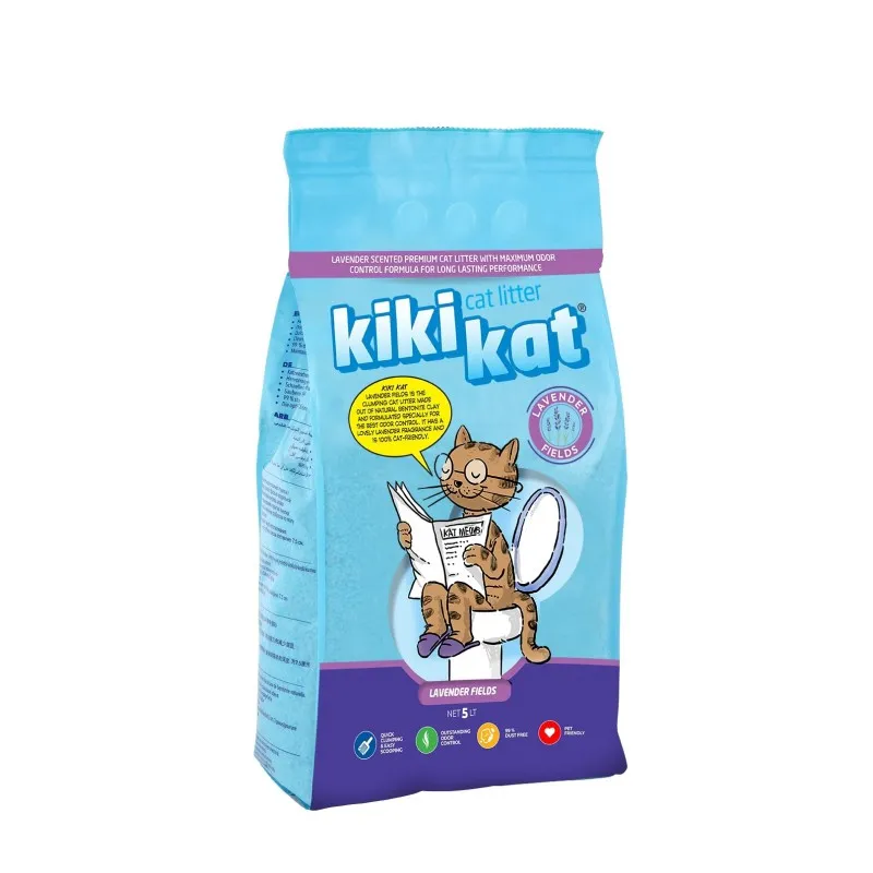 Kiki Kat Lavender Scented Clumping Cat Litter - 10L