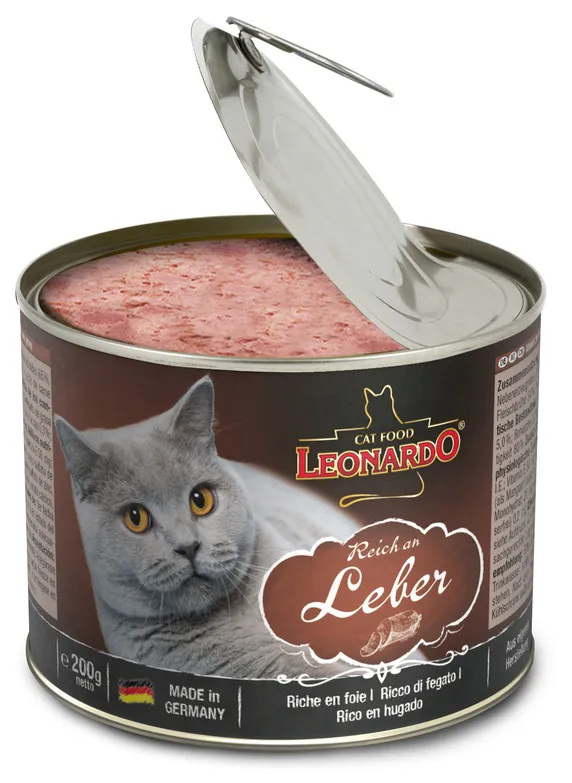 LEONARDO Wet Food for Adult Cats (  Liver ) 200 gm