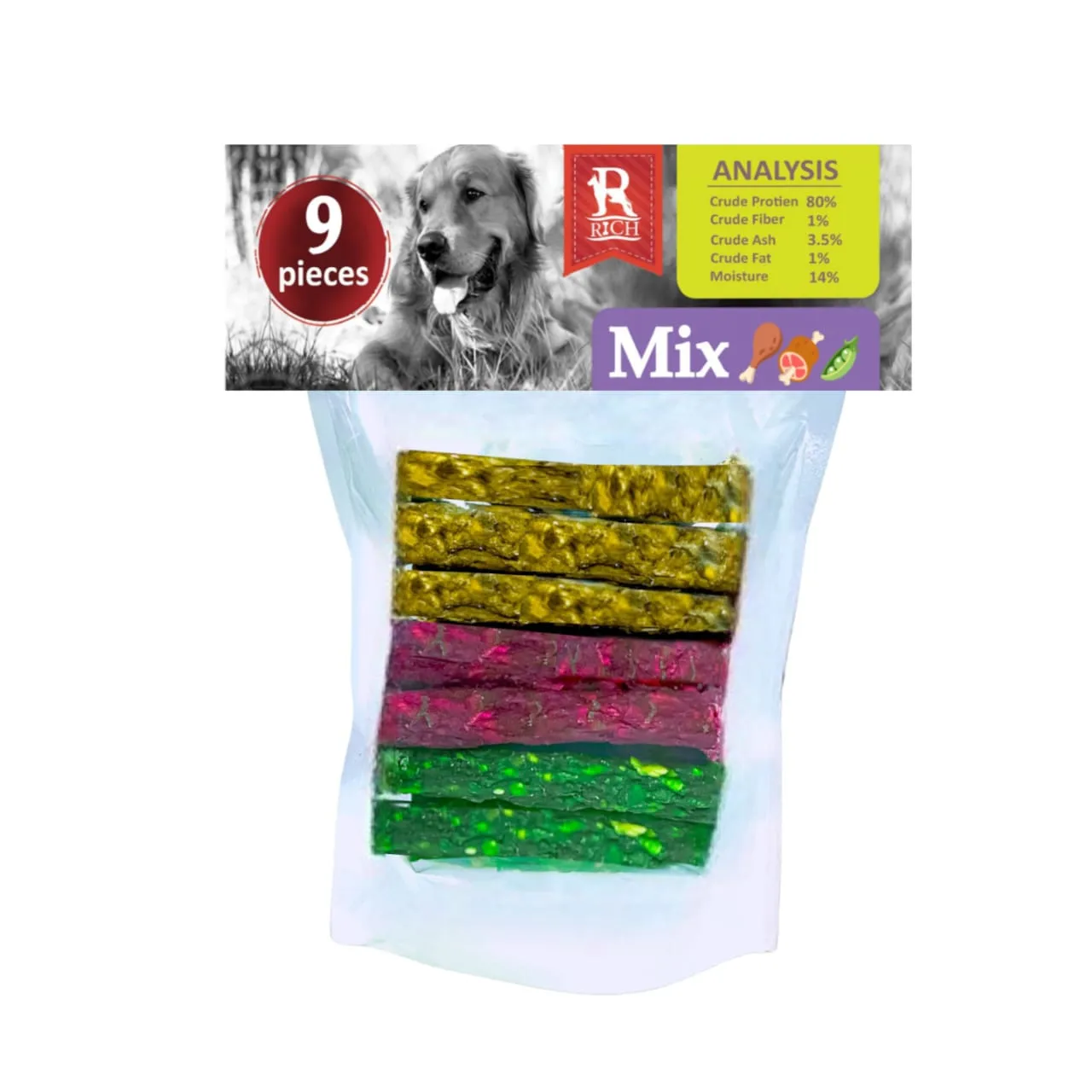 Rich MIX Munchies - 9 Sticks