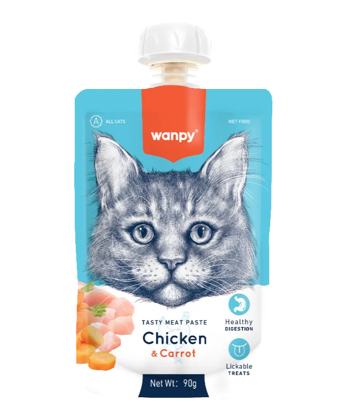 Wanpy Tasty CHICKEN Paste with CARROT  - 90gm