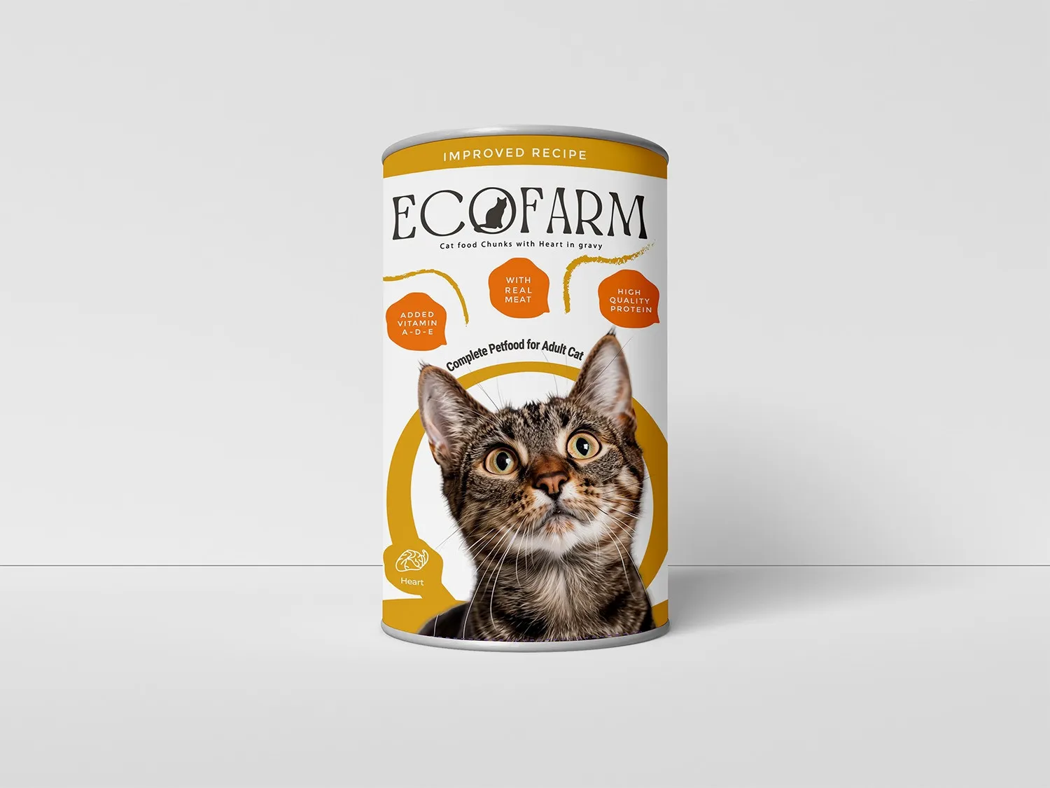 طعام رطب قطط ECOFARM 400 جرام
