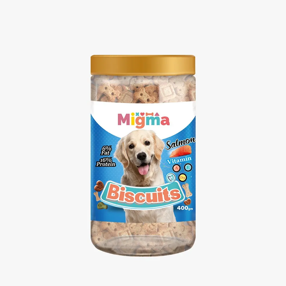 MIGMA Dog Biscuits with Salmon 400gm