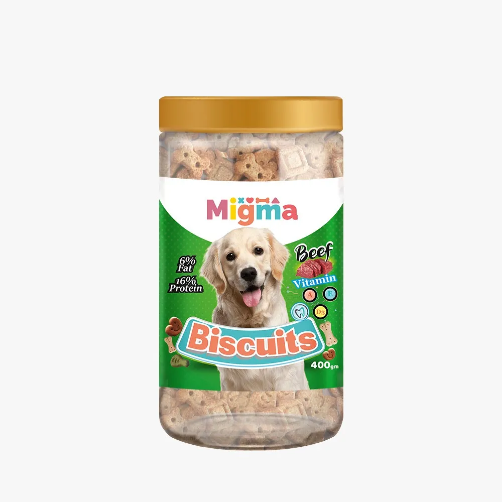 MIGMA Dog Biscuits with Beef 400gm