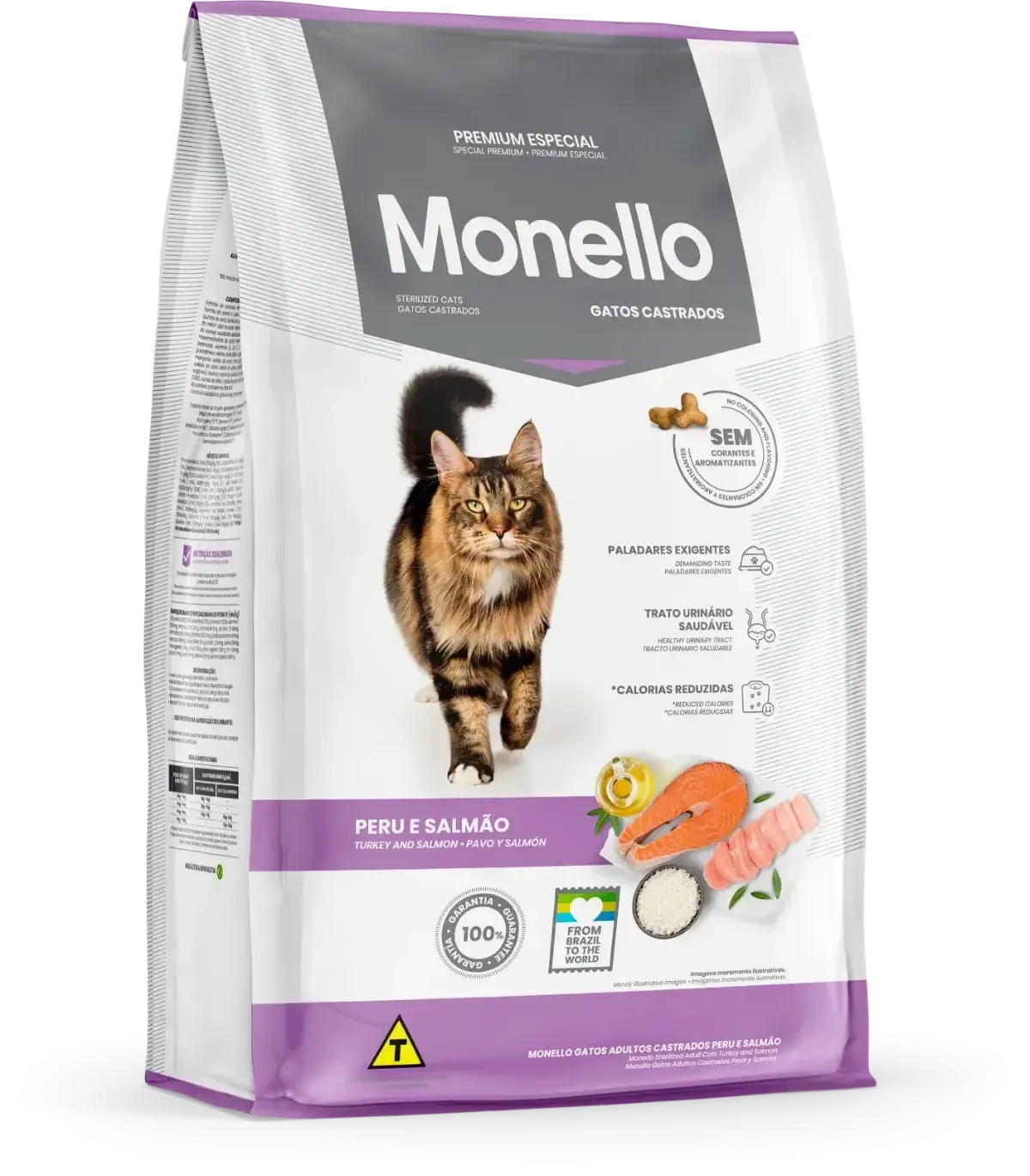 Monello Cat TURKEY & SALMON for Sterilised Cats - 1KG