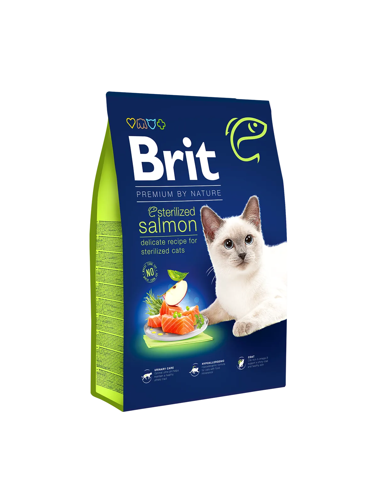 Brit Premium by Nature Cat Sterilized SALMON - 300gm