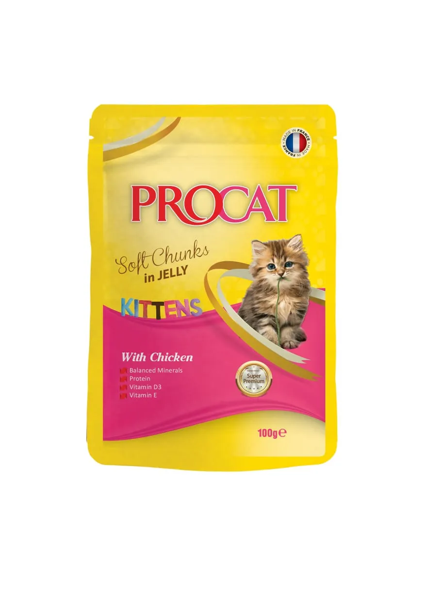 PRO CAT Kitten Pouch with Chicken 100 gm