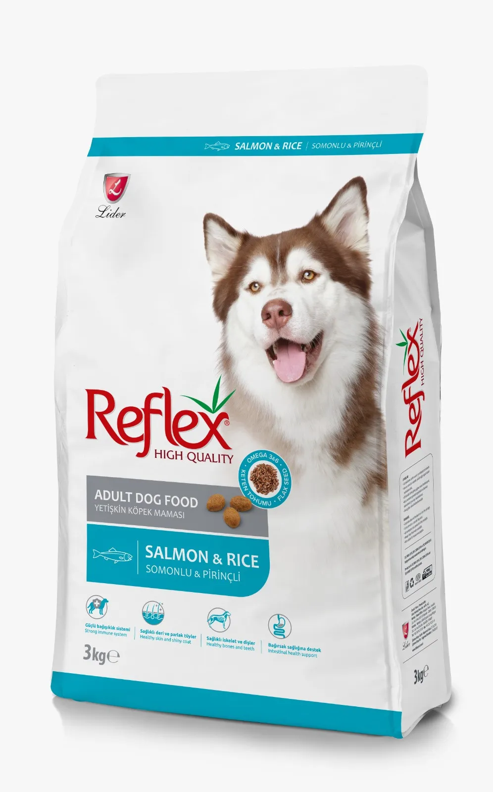 REFLEX Adult Dogs with Salmon & Rice 3kg