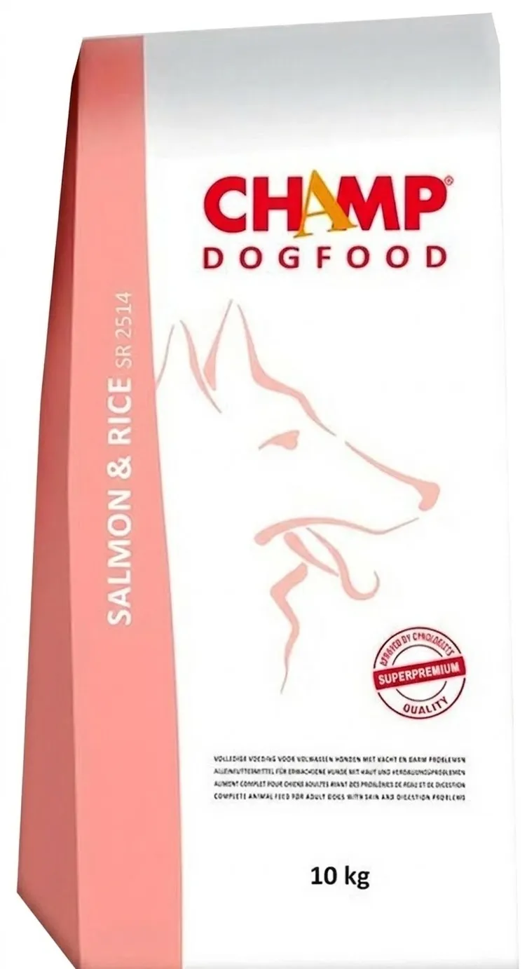 CHAMP SALMON and RICE for Adult Dogs - 10KG