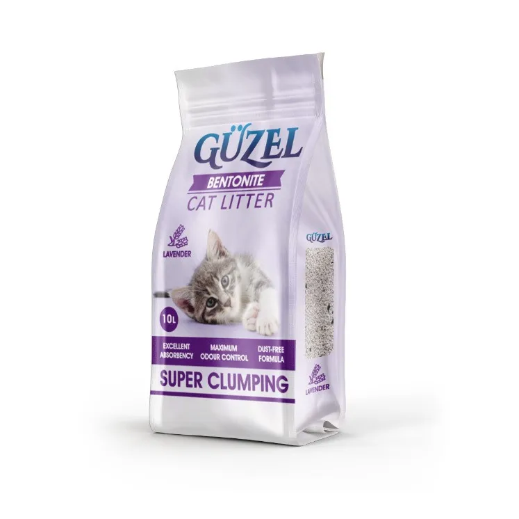 Guzel Super Clumping Cat Litter - Lavender 10L