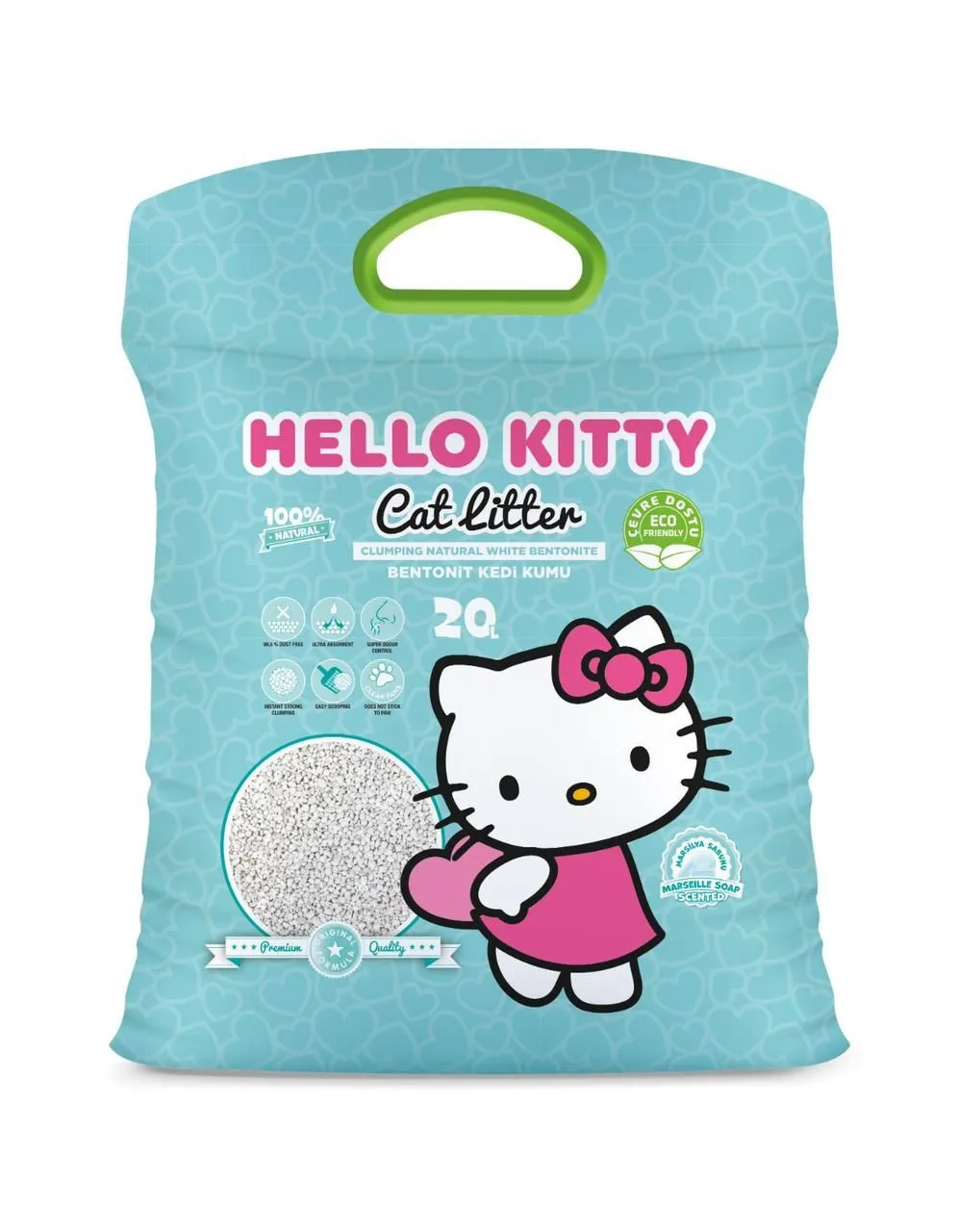 Hello Kitty Clumping Cat Litter - Marseille Soap 20L