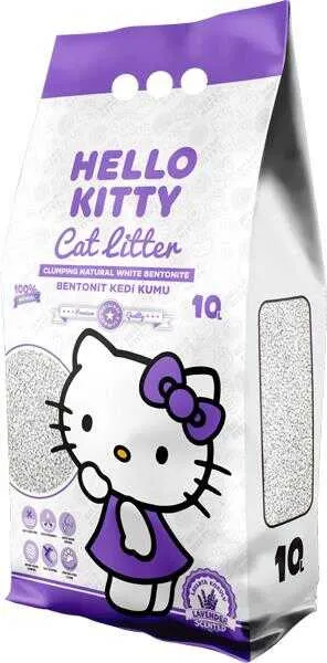 Hello Kitty Clumping Cat Litter - Lavender 10L