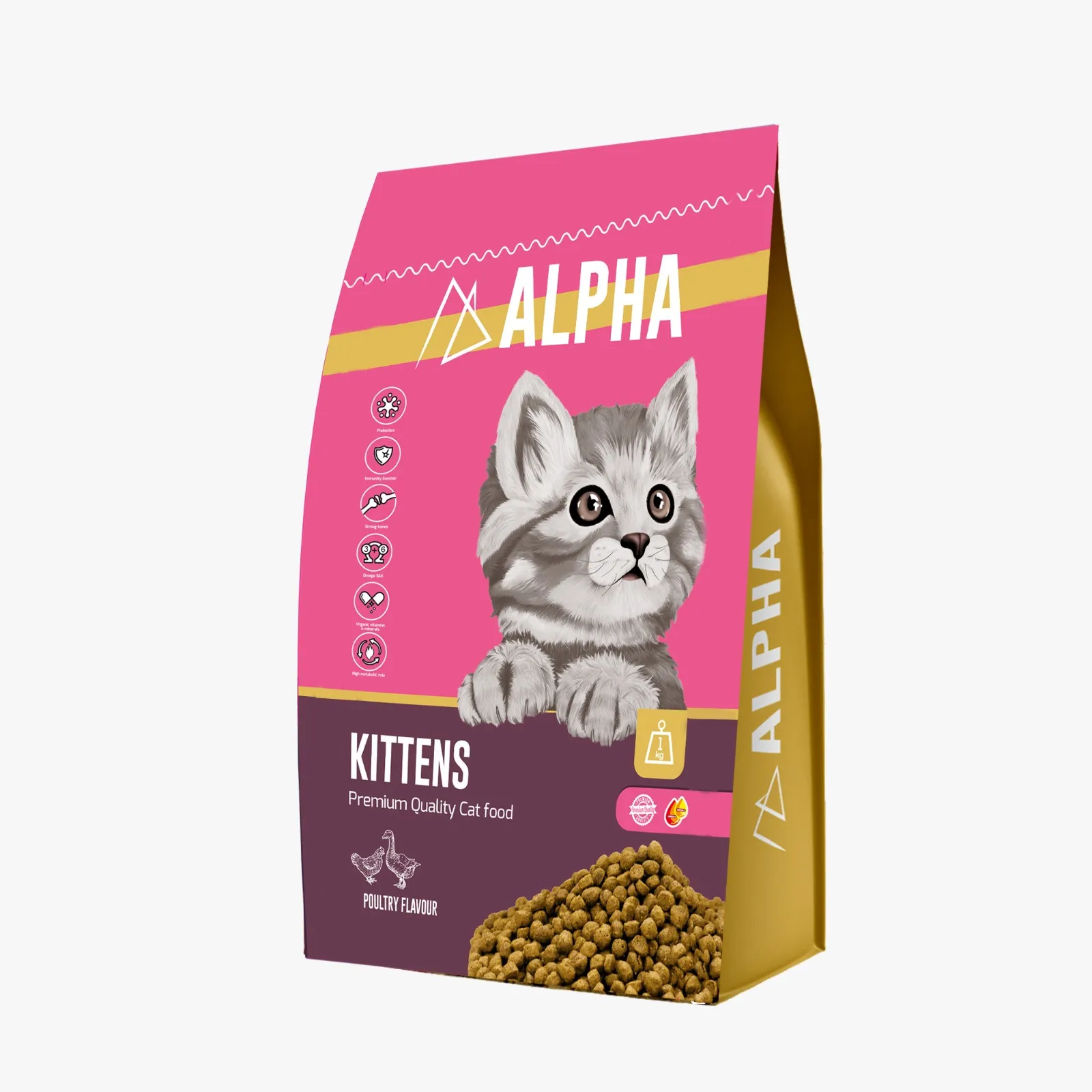 طعام جاف قطط ALPHA 1 كيلو