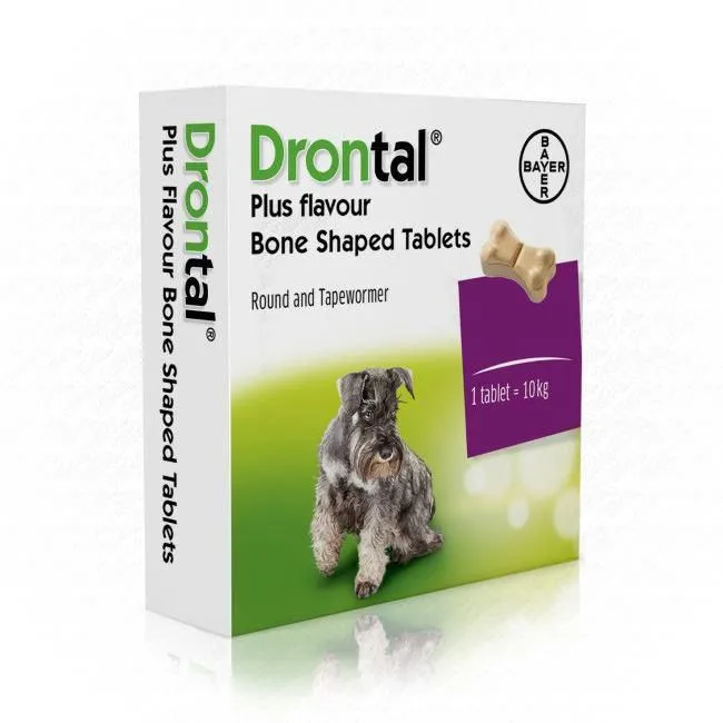 Drontal Plus Deworming for Dogs - 1 Tablet