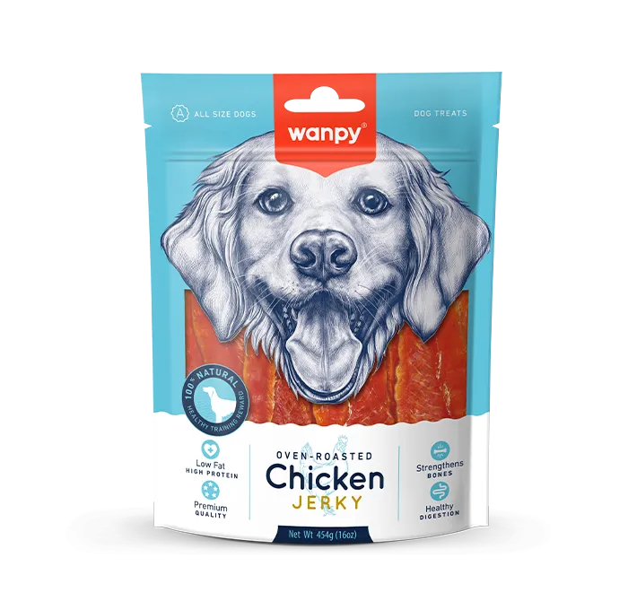 Wanpy Chicken Jerky for Dogs - 100gm