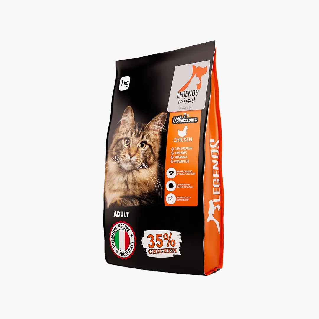 LEGENDS WHOLESOME WITH CHICKEN FOR ADULT CATS 1KG