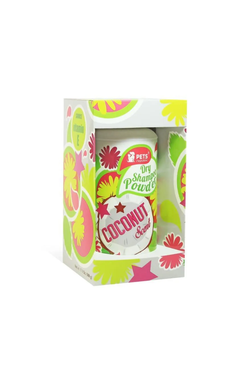 Pets Republic Dry Powder Shampoo Coconut 500 gm