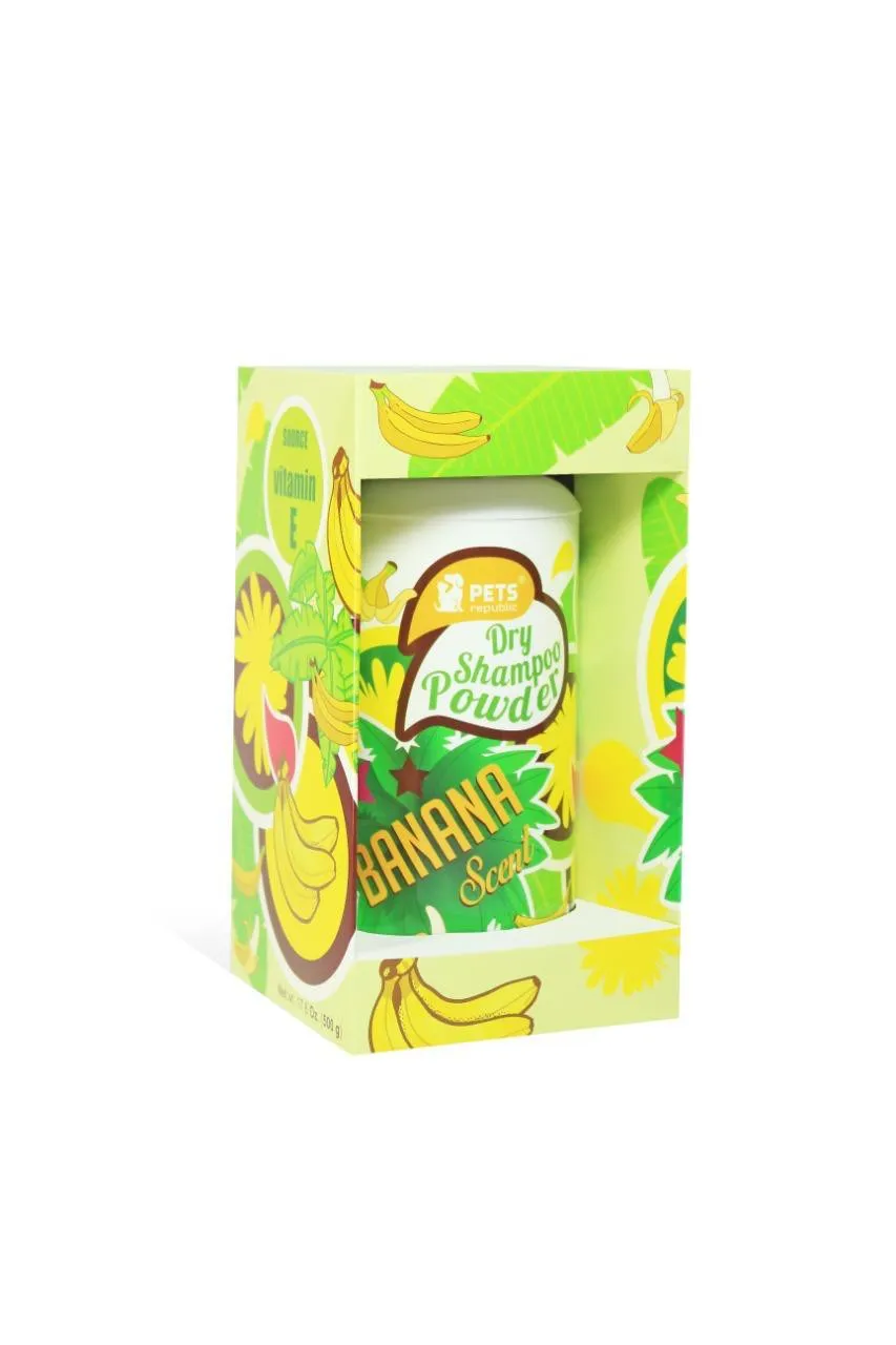 Pets Republic Dry Powder Shampoo Banana 500 gm