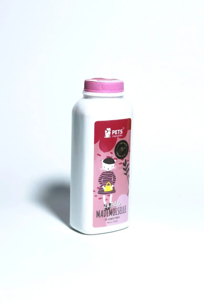 Pets Republic Dry Powder Shampoo with Lapetite Mademoiselle 200 gm