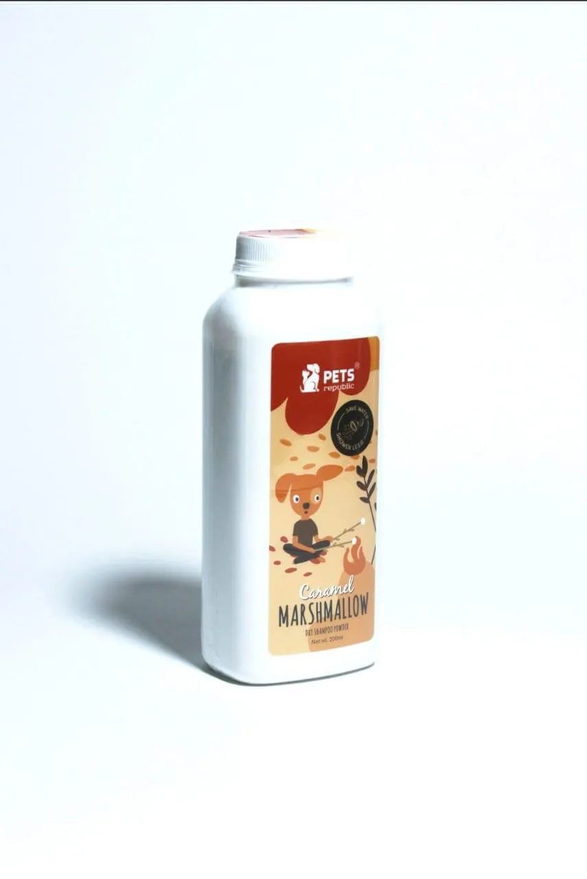 Pets Republic Dry Powder Shampoo with Caramel Marshmallow 200 gm