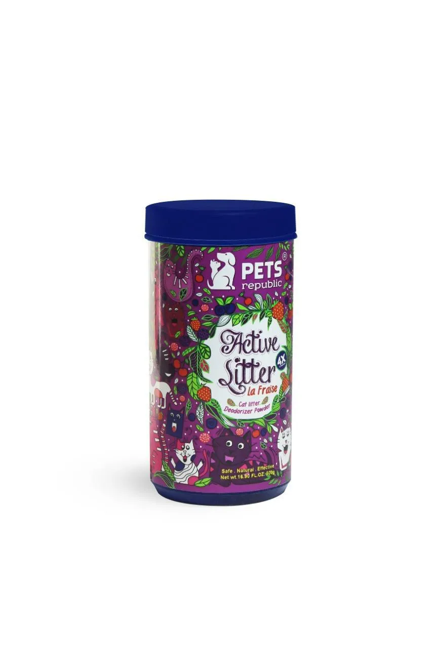 Pets Republic Cat Litter Deodorizer Powder La Fraise 500ml