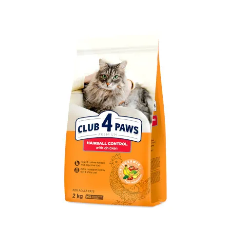 طعام جاف قطط CLUB 4 PAWS دجاج 300 جرام