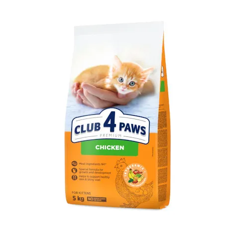 طعام جاف قطط CLUB 4 PAWS دجاج 300 جرام