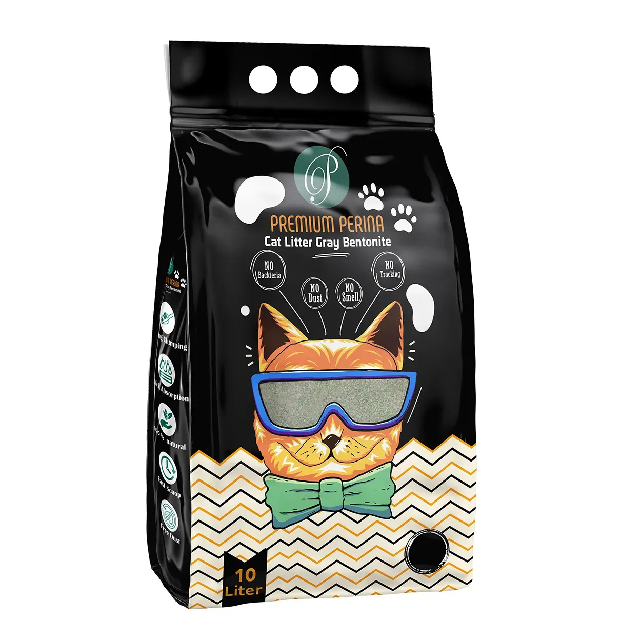 Premium Perina Bentonite Cat Litter - Lavender Scent - 10L