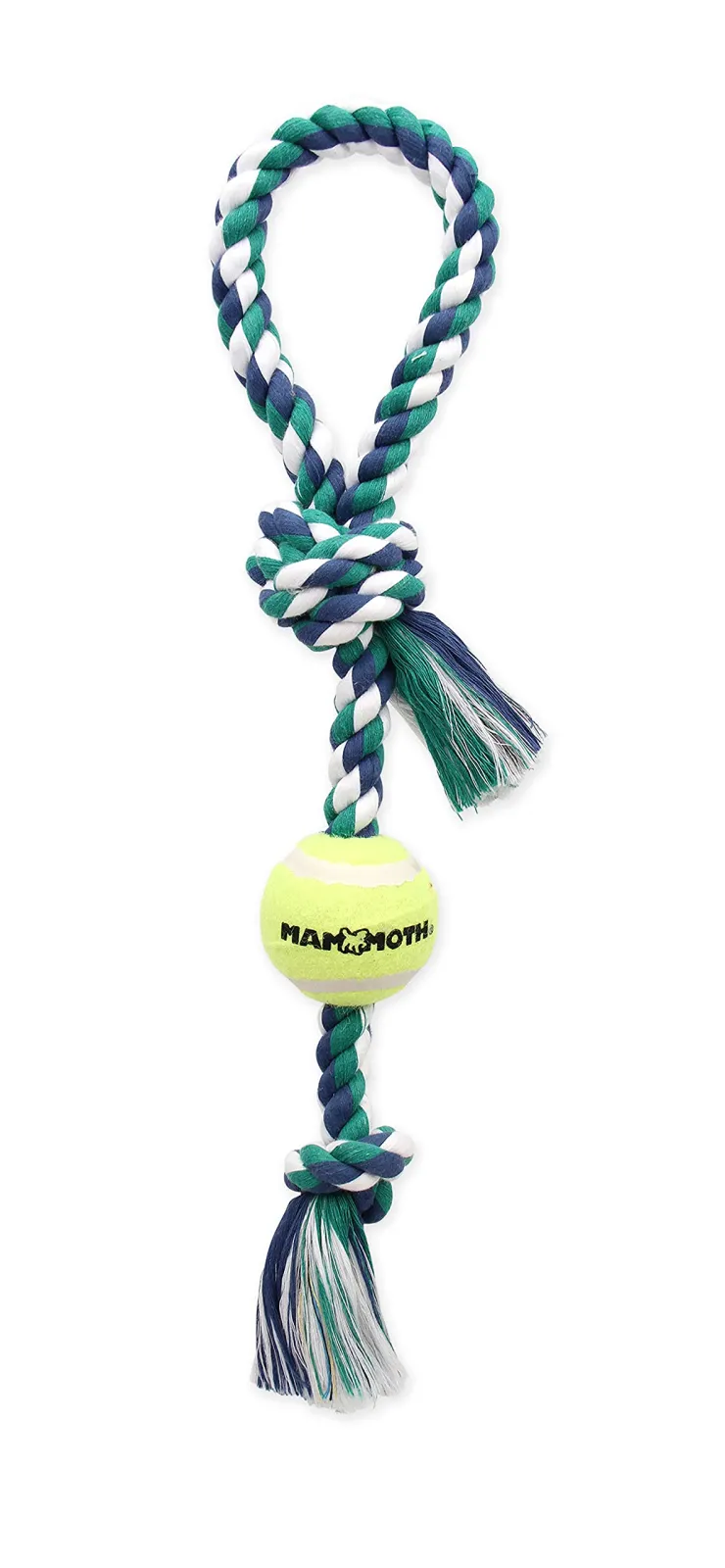 Nunbell Rope Toy with 1 Ball - For Puppy and Adult Dog NB-73
